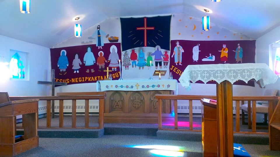 Among the sights in Cambridge Bay which are likely to be open for passengers from the Crystal Serenity: the St. George's Anglican Church. (PHOTO BY JANE GEORGE)