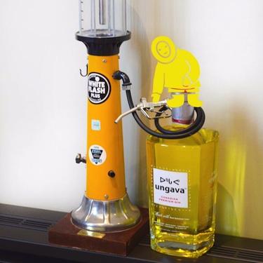 This image of an Inuk promoting Ungava gin shows a 