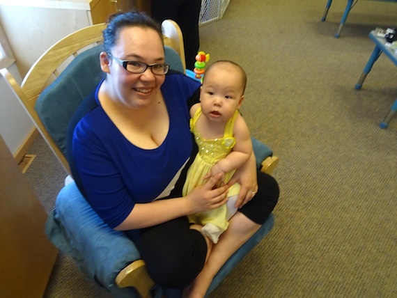 Are you up for the breasfeeding challenge again this year? Cambridge Bay mom Kendall Aknavigak holds nine-month-old Tearza during Nunavut’s 2015 breastfeeding challenge, when the territory won first place in its category for having 203 mothers breastfeed during the competition. Nunavut’s health department is inviting breastfeeding moms to take part in this year’s competition, to be held Oct. 1 at 11 a.m. in communities across the territory—or, in the case of Cambridge Bay, from noon to 2 p.m. About six in 10 Nunavut women breastfeed their babies over some period of time, but only one in three babies are exclusively breastfed for the first six months of their lives, the period recommended by the World Health Organization. Breast milk helps to protect against sudden infant death syndrome, illnesses and infections, said Nunavut’s department of health, adding that breastfeeding is convenient, inexpensive and helps families become food secure. (FILE PHOTO)
