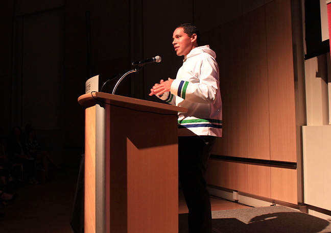 Inuit Tapiriit Kanatami President Natan Obed told the audience that sympathy is not enough: true reconciliation for Aboriginal peoples in Canada requires action.