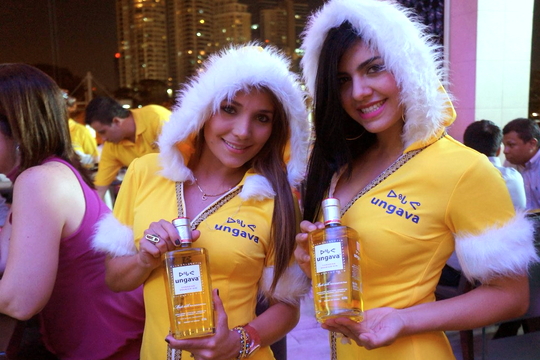 This is how Ungava likes to promote its gin, with faux-furred 