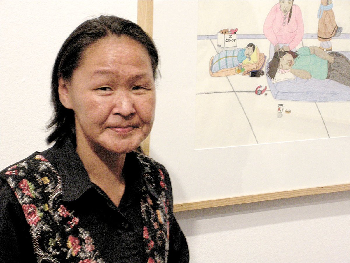 Friends of the late Annie Pootoogook say that in her last days, she was attempting to escape from a controlling relationship. (FILE PHOTO)