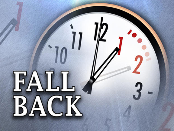 Daylight savings time ends Nov. 6 at 2 a.m., so make sure you turn your clocks back on hours this Saturday night. (MICROSOFT CLIPART IMAGE)