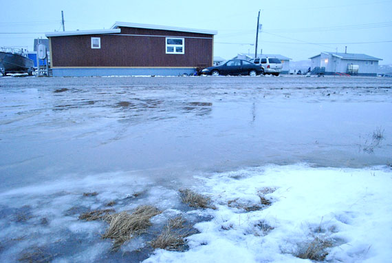 A rainy December in Iqaluit. The Government of Nunavut has created of a new office dedicated to the territory’s mitigation and adaptation efforts against climate change. (FILE PHOTO)