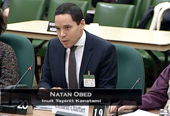Natan Obed, president of Inuit Tapiriit Kanatami since the fall of 2015, ranks as one of the major stars of 2016. (SCREEN CAPTURE)
