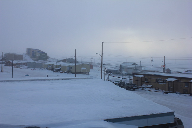 Nunavut's capital shuts down: At 1 p.m., Environment Canada said winds were gusting up to 75 kilometres per hour in Iqaluit, shutting down the city's schools Jan. 23. The Government of Nunavut tweeted at around 1 p.m. that their offices were also closing Jan. 23. The Nunavut Court of Justice also closed its doors at 1:30 p.m. Municipal services were also suspended, with residents were advised to stay at home, conserve water and make sure their vehicles were safely parked. First Air flight 860 was minutes from the Iqaluit airport just after noon today but turned around and went to Kuujjuaq instead— then back to Ottawa. The forecast called for clearing skies overnight—and offices, schools and city services were back to normal operations Jan. 24. (PHOTO BY LISA GREGOIRE)