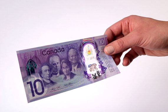 Starting June 1, the Bank of Canada will start distributing 40 million of these commemorative $10 bills through financial institutions. 