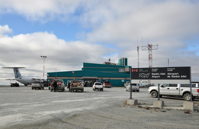 The airport at Rankin Inlet has experienced eight break-ins in as many months, with the target most often being the ATM machine. (PHOTO BY THOMAS ROHNER)