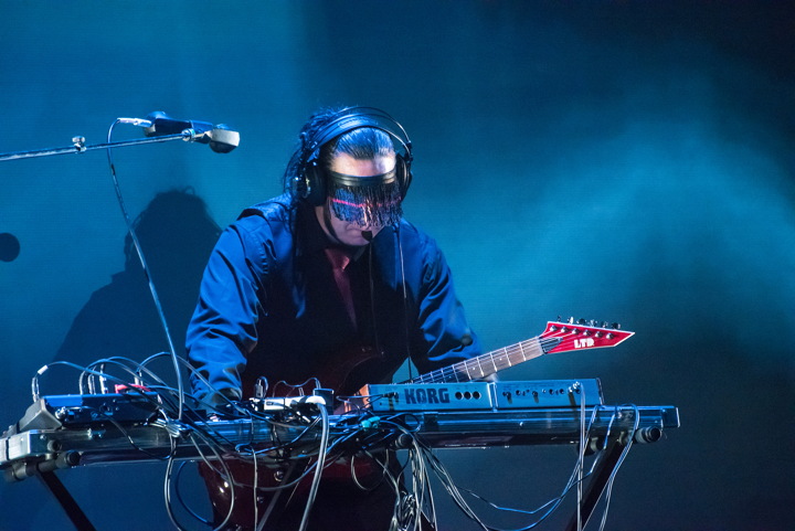 Casey Koyczan, a.k.a. NÀHGĄ of Yellowknife, shares his electronica beats inspired by northern legends, as part of the travelling show called From the North which makes a stop in Iqaluit this week. (PHOTOS BY ERIK PINKERTON)