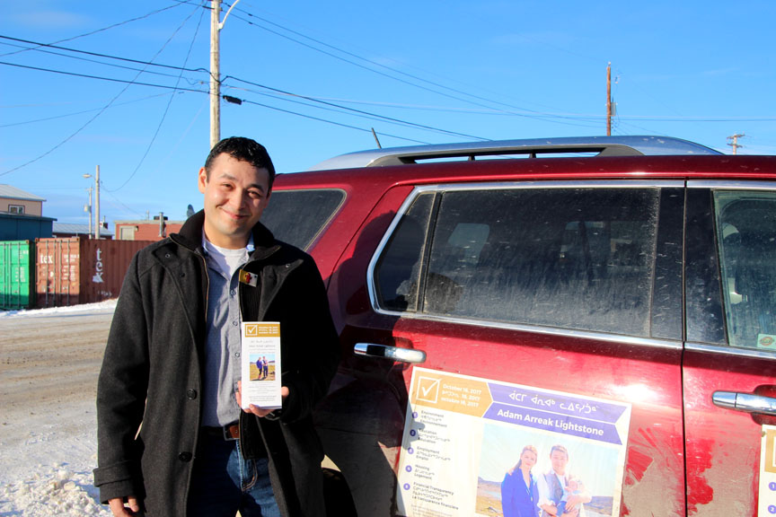 Government of Nunavut employee Adam Arreak Lightstone is advocating for better homeownership support and increased financial transparency within the territorial government. (PHOTO BY BETH BROWN)