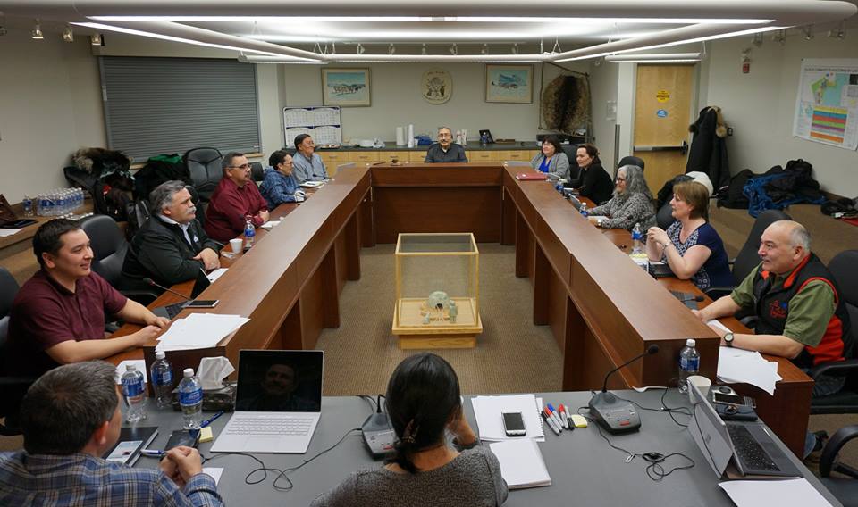 Nunavut’s cabinet ministers meet in Premier Paul Quassa’s hometown of Igloolik last week to discuss priorities and themes for a new government mandate. Those ideas will now go to a full caucus retreat of elected members of the legislative assembly, slated for Feb. 19 to Feb. 23. The legislature’s winter sitting gets underway March 6. (PHOTO COURTESY OF GN)