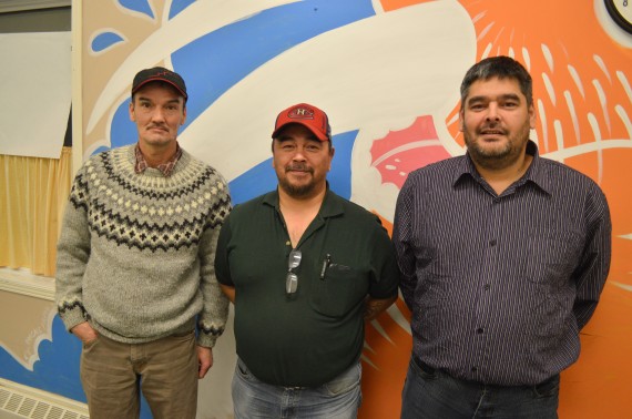 Meet the new faces of Toonik Tyme. From left: Adamee Itorcheak, Pitseolak Alainga and Gideonie Joamie say they want Iqaluit's premiere springtime festival to focus on its roots when it kicks off on April 12. 