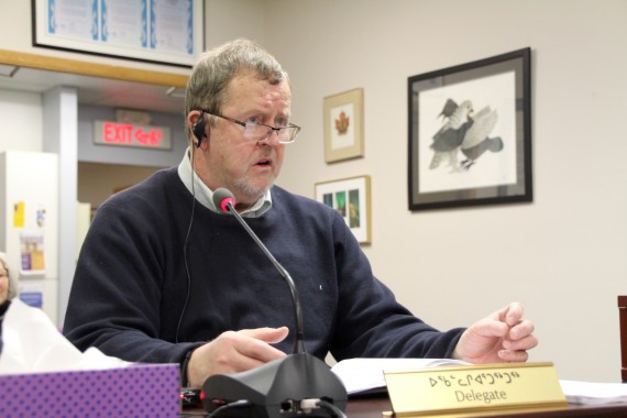 David Wilman, executive director of the Iqaluit Tukisigiarvik Society, told councillors on Feb. 13 that a new building is in the works for the society’s healing centre. (PHOTO BY BETH BROWN)