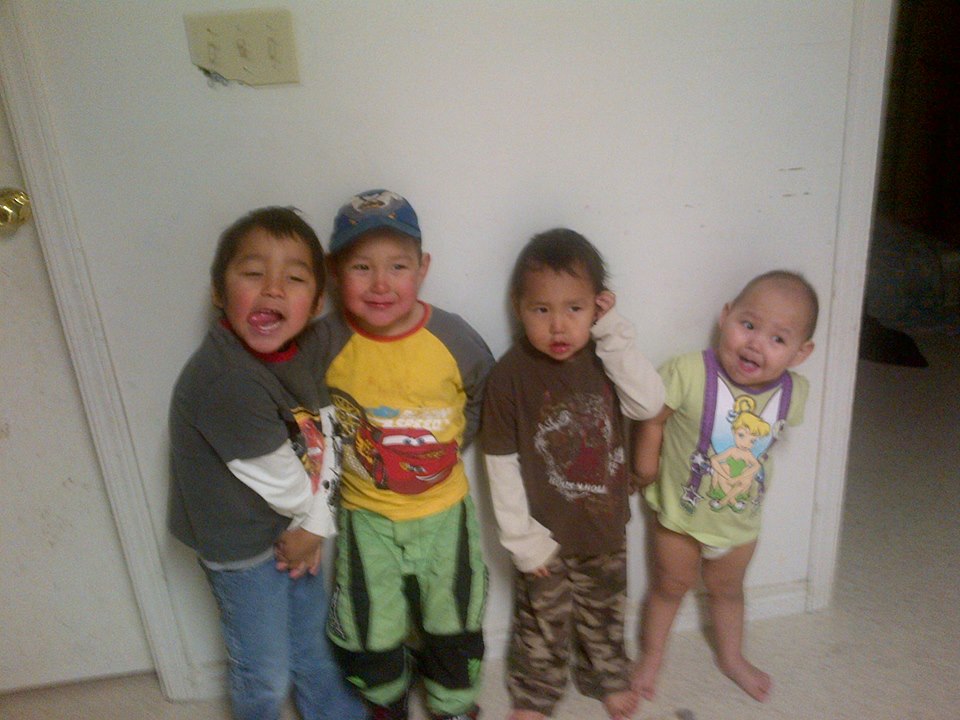 Igloolik’s Gwendolyen Siusangnark is concerned that a growing mould infestation in her home is causing health problems for her young children. (PHOTO COURTESY OF GWENDOLYN SIUSANGNARK)