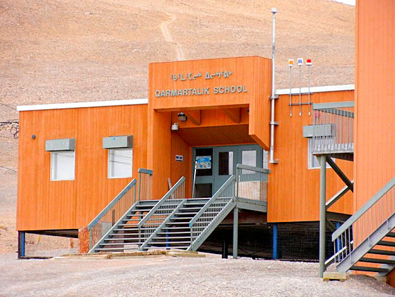 Qarmartalik School in Resolute Bay. Teachers throughout Nunavut will get wage increase this year, thanks to a new collective agreement signed March 1 between the Nunavut Teachers Association and the Government of Nunavut. The joint announcement did not say how much extra money the new deal will cost the GN over the next four years. (FILE PHOTO)