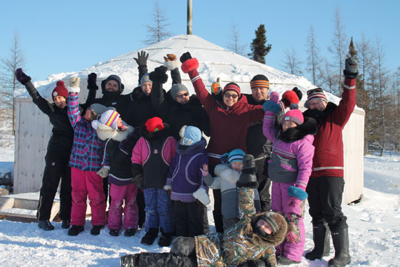 Kuujjuaq residents enjoy a picnic outside the Nunavik community last month as part of the month-long Pingngupaa sobriety challenge, hosted by the Isuarsivik treatment centre. Over the month of February, 30 participants signed up to abstain from drinking alcohol with the help of a sponsor. Participants also took part in fundraising activities throughout the month.  Proceeds will go towards the new Isuarsivik Regional Recovery Centre, set to open in Kuujjuaq in 2020. (PHOTO COURTESY OF ISUARSIVIK)
