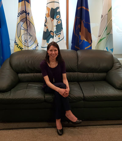 Evelyn Papatsi Kublu-Hill is the new national language coordinator at Atausiq Inuktut Titirausiq, the Inuit Tapiriit Kanatami-led initiative to create a unified writing system for all Inuktut dialects. (HANDOUT PHOTO) 