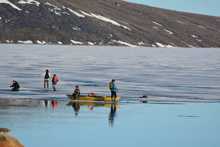 Jackorasee Matu Iqaqrialu sent us this lovely photo of a summer evening spent fishing for Arctic char in Clyde River on July 7, 2018. (PHOTO BY JACKORASEE MATU IQAQRIALU)