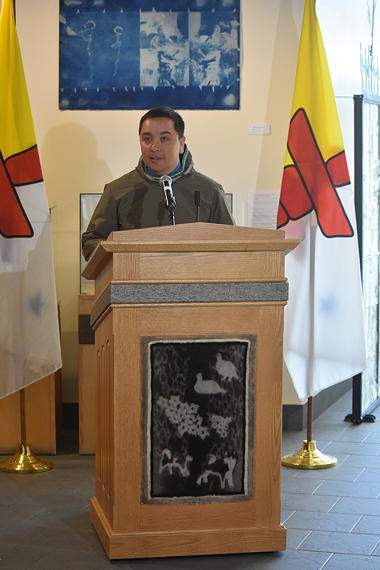 Nunavut's minister of education, David Joanasie, announced on Tuesday, Sept. 4 upcoming public consultations across Nunavut on reforming the territory’s education laws. The Department of Education says it will use feedback from these meetings to amend the 2008 Education Act and Inuit Language Protection Act. (PHOTO BY COURTNEY EDGAR)