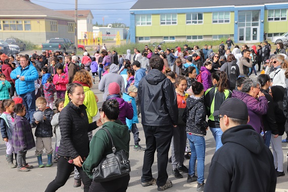 The Kativik Regional Government celebrates its 40th anniversary this year, which it marked by hosting events in each of the region's 14 communities Aug. 31, including a barbecue in Kuujjuaq pictured here. Nunavik's regional government was one of the many bodies created through the 1975 signing of the James Bay and Northern Quebec Agreement. (PHOTO COURTESY OF KRG)