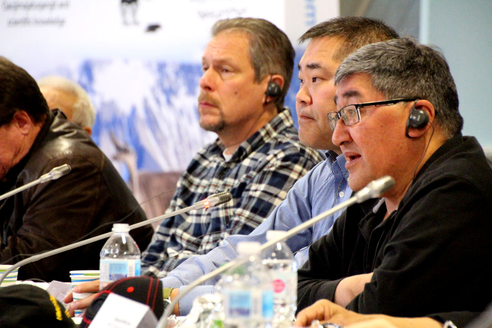Public safety should be a top priority in the management of polar bears in Nunavut, Paul Irngaut, the director of wildlife and environment at Nunavut Tunngavik Inc., said this week at a public hearing in Iqaluit held by the Nunavut Wildlife Management Board. (PHOTO BY BETH BROWN)