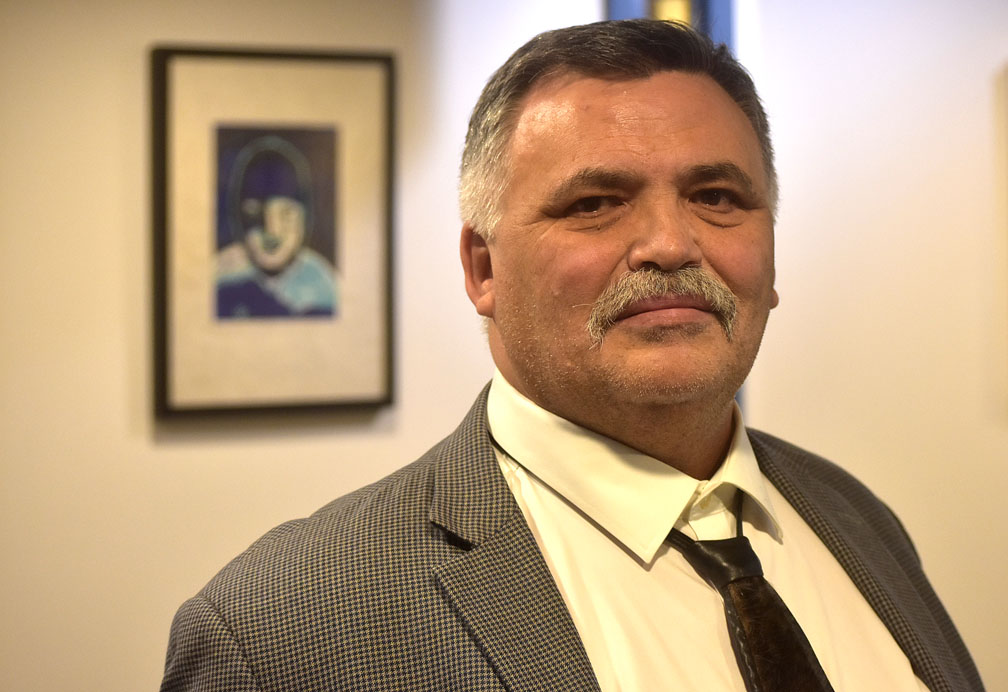 Nunavut cabinet minister Lorne Kusugak appeared before the Nunavut legislature's committee of the whole to present 2019-20 capital budgets on behalf of the two Government of Nunavut entities with the largest capital spending plans: the Nunavut Housing Corp. at $47.1 million and the Department of Community and Government Services at $39.9 million. (PHOTO BY COURTNEY EDGAR)
