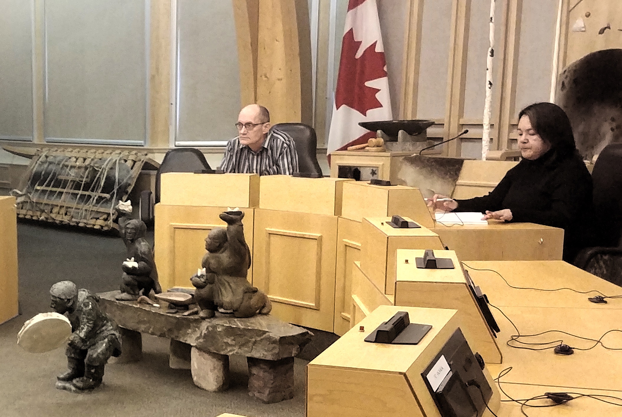 Nunavut’s chief public health officer, Michael Patterson, offered some mental health tips to residents who are isolated because of COVID-19 and live alone on Wednesday, April 1. Regular phone calls can help so you have “voice contact,” he said. Short walks with friends are “tolerable,” as long as you’re six feet apart. This expands the definition of a household, Patterson said, but the time together will protect other aspects of well-being. “We’re not doing anybody any favours if we deal with COVID-19 but cause a lot of other difficulties,” he said.
Nunavut has no confirmed cases of COVID-19. Eighty-five people have been tested and found to be negative, while 205 people are waiting for test results or have symptoms, or both, and must self-isolate for 14 days or until they’re cleared by the Government of Nunavut. (Photo by Meagan Deuling)