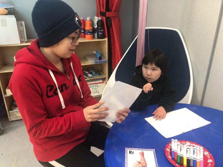 Reflection: Kugaaruk second-graders learn sign language for classmate