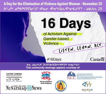 16 Days of Activism Against Gender-based Violence