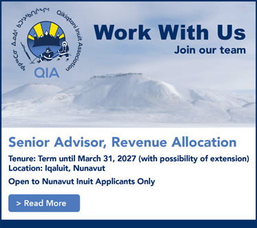 Join our team, Senior Advisor, Revenue Allocation, QIA