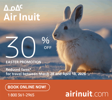 Reduced fares - 30% off this sprint with Air Inuit
