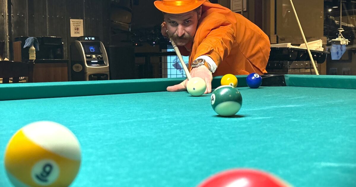 Bank shot, far pocket