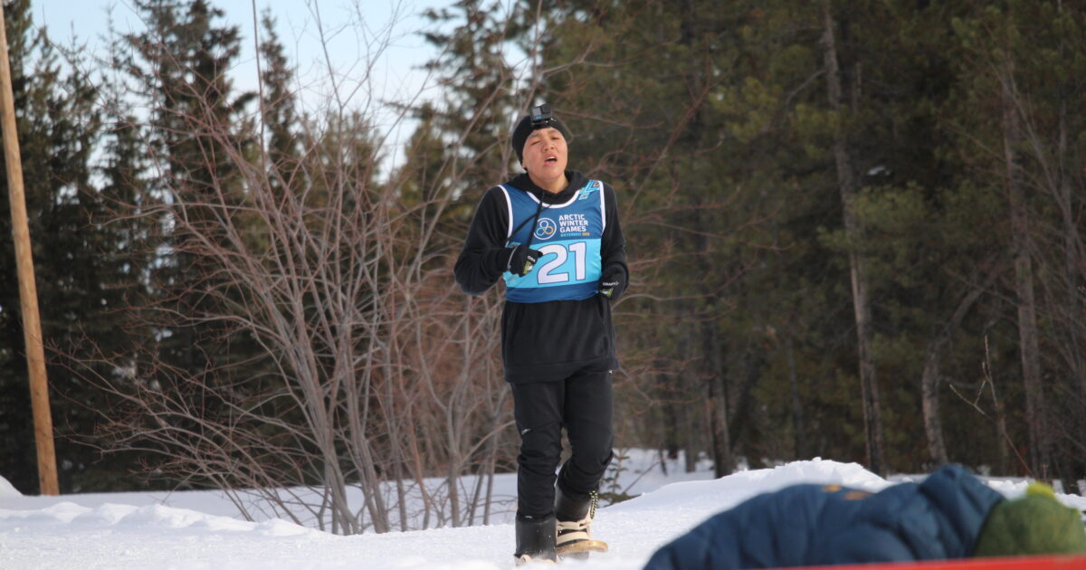 ‘It’s good to try something new’: Nunavik suits up for snowshoeing at Arctic Winter Games