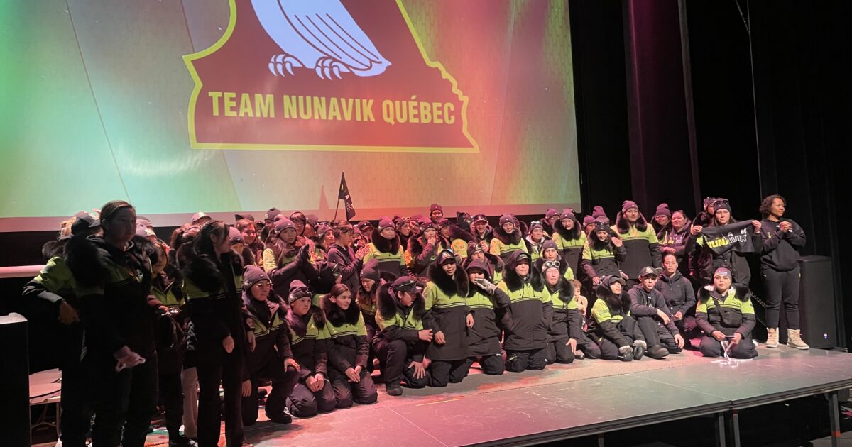 Joyous send-off for Nunavik team headed to Arctic Winter Games